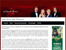 Tablet Screenshot of les-feux-de-l-amour.com